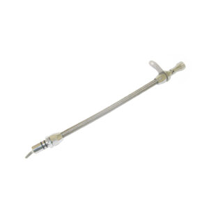 GM 700r4/4L60E Bell Housing Mount Flexible Transmission Dipstick – Clear Anodized