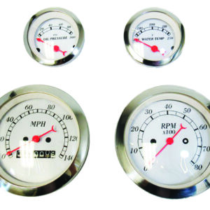 Mechanical speedometer gauge set 6 pc