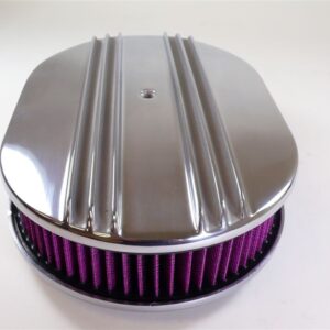 15″ x 2″ Dual Finned Polished Aluminum Washable Air Filter Set