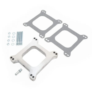 1″ 4150 Holley Aluminum Carb Spacer W/ Vacuum Port Kit – Open