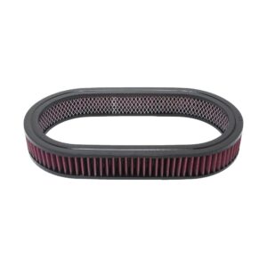 15″ x 2″, 4″ Oval Red Washable Filter Element