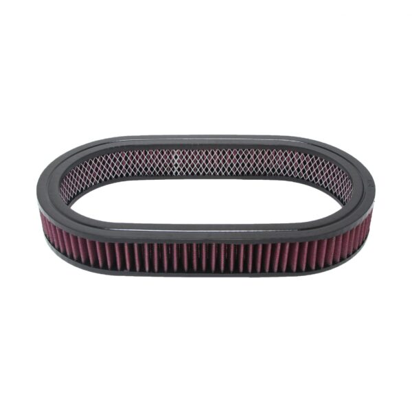 15″ x 2″, 4″ Oval Red Washable Filter Element