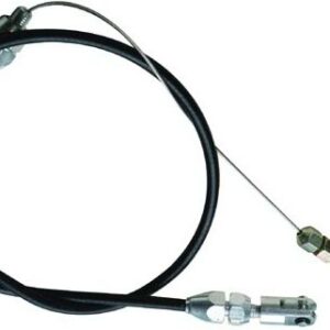 36″ Universal Throttle Cable – Black Rubber Housing