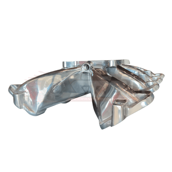 GM LS1/LS2/LS6 Carbureted Single Plane Intake Manifold – Polished - Imagen de 2
